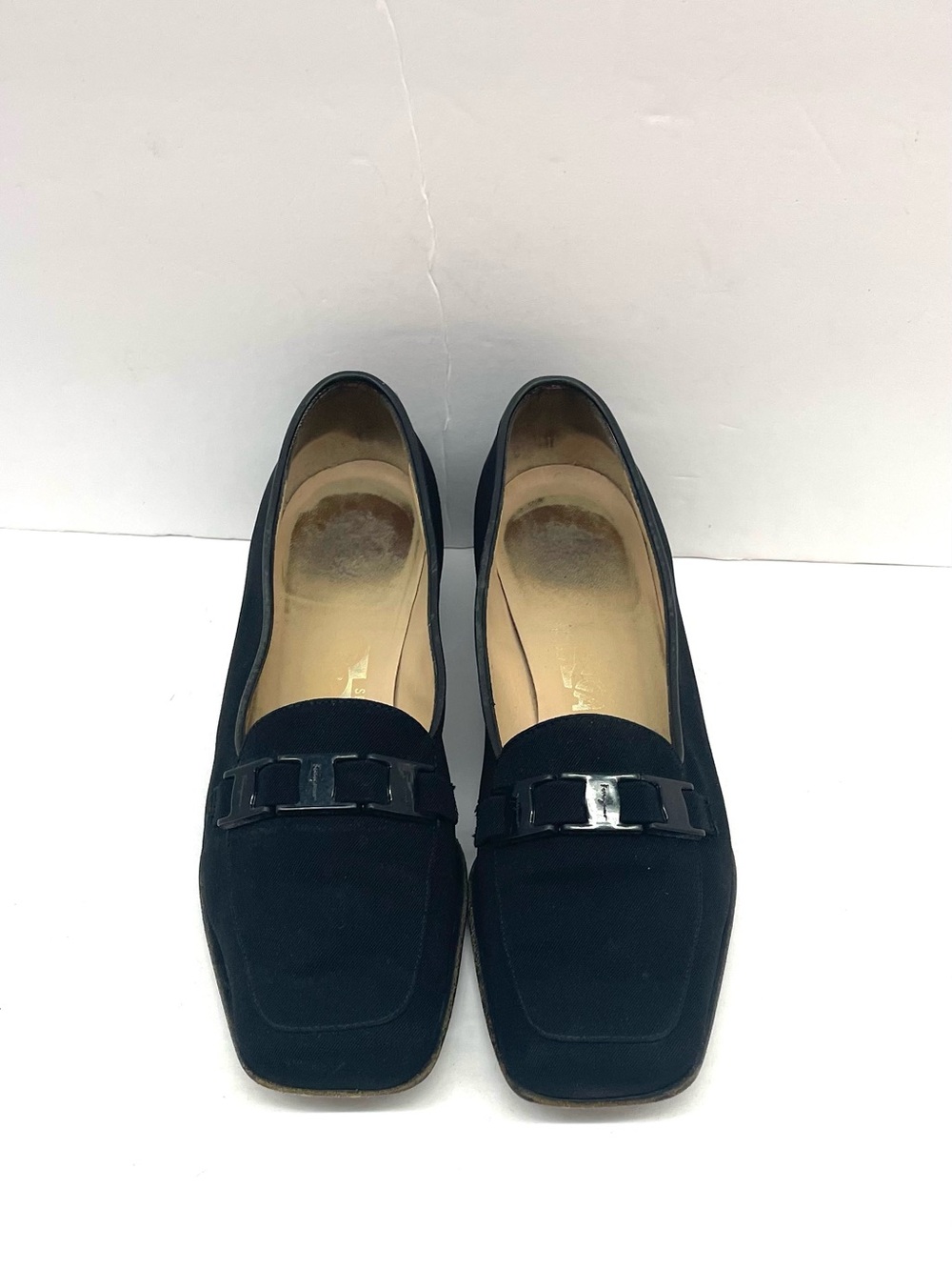 Salvatore Ferragamo Black  Loafers Sz 6.5